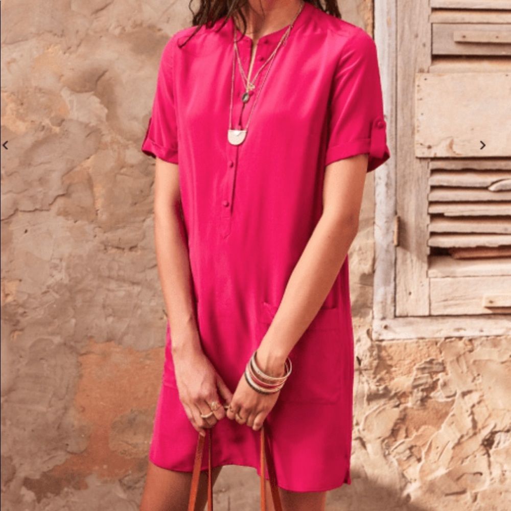 Sezane Zoe Silk Pocket Dress Sz US 6/FR 38 BNWOT